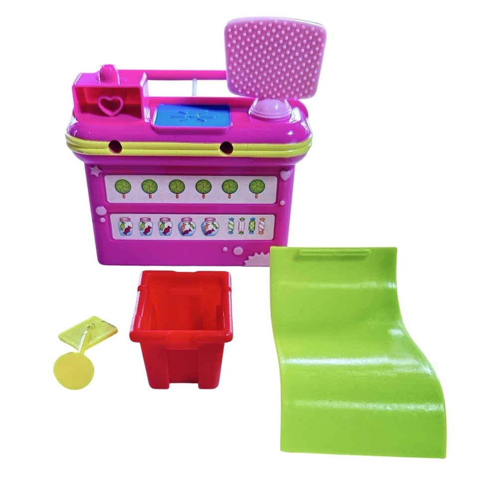 Shopkins Supermarket Season 1 Small Mart Checkout Register,‎ Slide, Bin, Sign